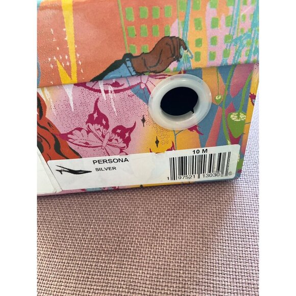 Jeffrey Campbell Persona Slingback Heel in Silver 10 New with Box Womens - Picture 10 of 13